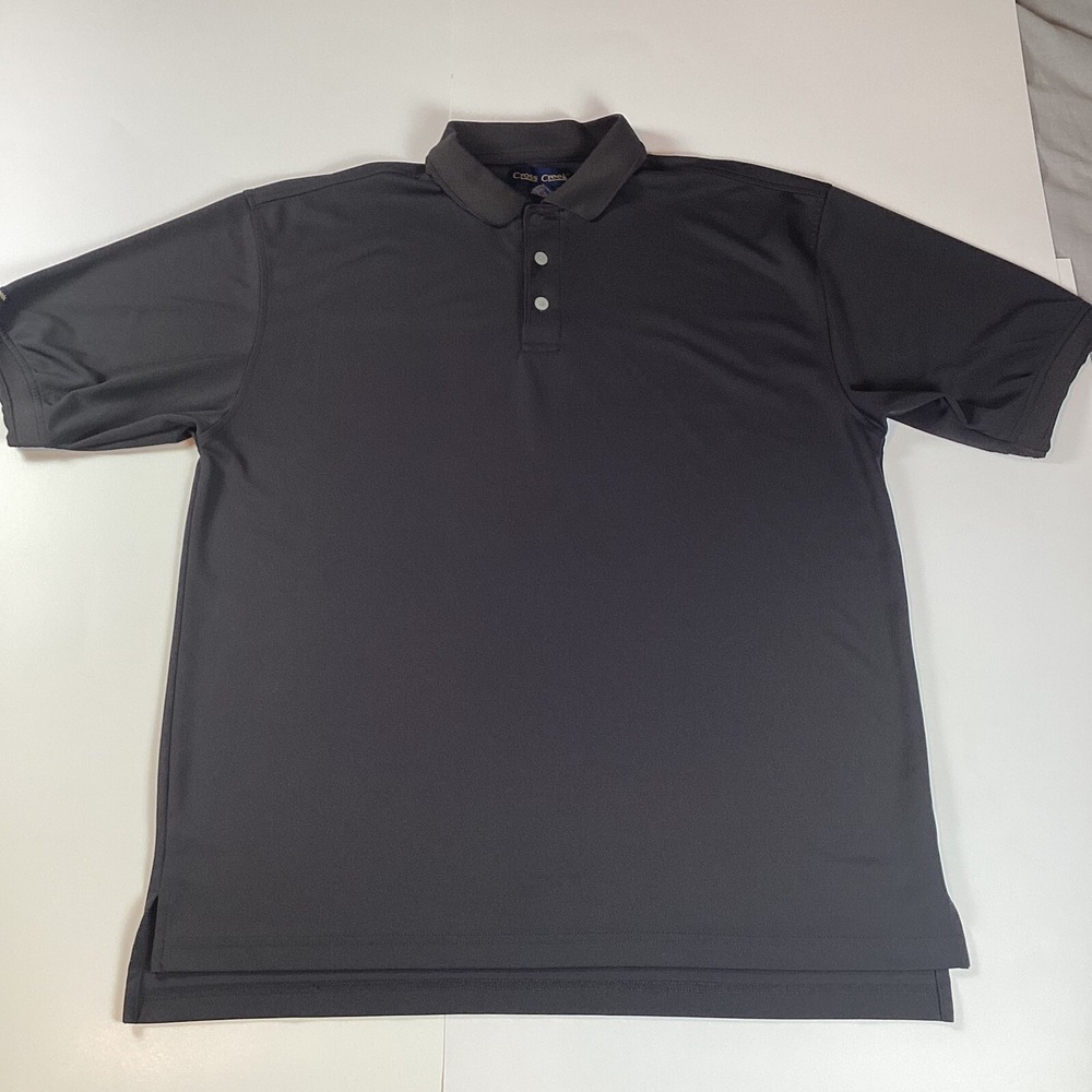 Cross Creek Men's Polo Shirt Top Size XL Comfort Short Sleeve Stretch Soft